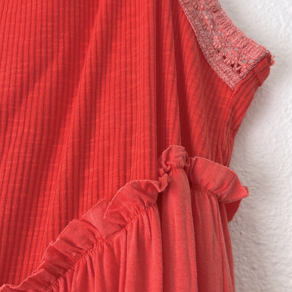 POL coral summer maxi dress, size large - Picture 5 of 7